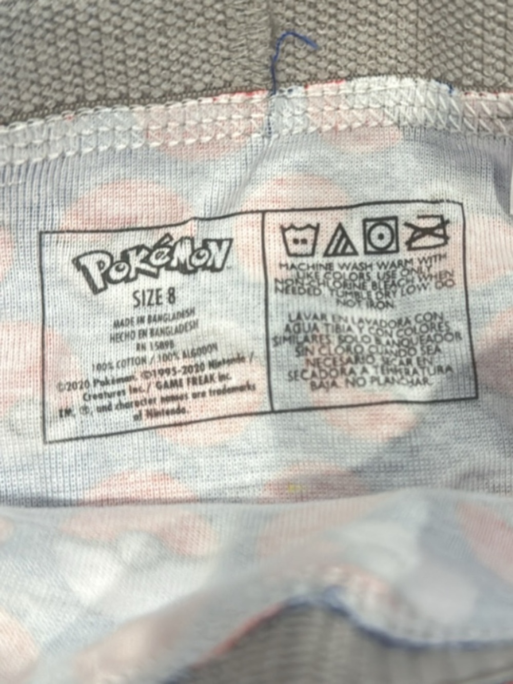size 8 Pokemon boys Boxer Briefs -brand new, 5 pairs
